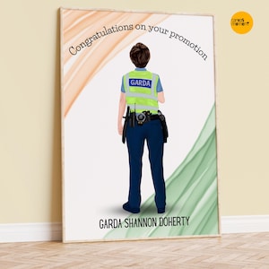 Personalised Police Gift, Police gifts, Cop Gift, Police Officer Gifts, Garda woman, Garda man, NYPD, LAPD, Gift for dad, British Police