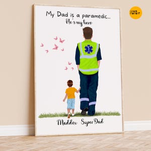 First Responder Gift, Paramedic Fathers Day Gift, EMT Firefighter, EMT Dad, EMT Gifts, Dad Gift from Kids, Dad Gift From Wife, Paramedic