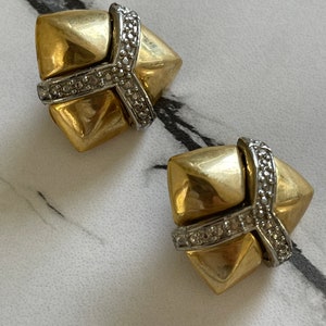 Vintage Jewelry Ear Clips 60s
