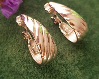 Vintage Monet Clip Earrings
