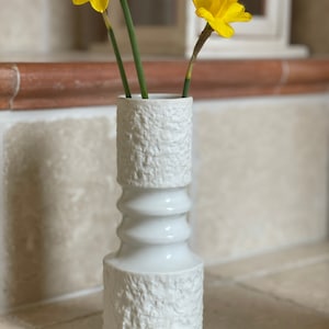 KPM vase white porcelain Bavaria 70s