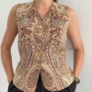 Vintage Vest Women&#39;s Clothing Fashion Designer Top