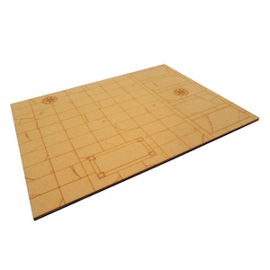 Open Space 1 - 28-32 mm MDF Dekor - Hive Gorgonna Modularer Spieltisch