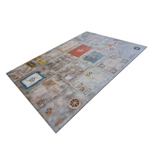 Op bestelling gemaakt - 44 x 60 Downtown battle board - MDF decor 28-32 mm
