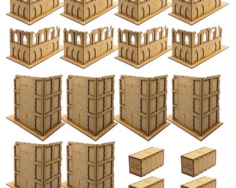 Tournament Terrain Pack - MDF scenery 28-32mm - WTC format