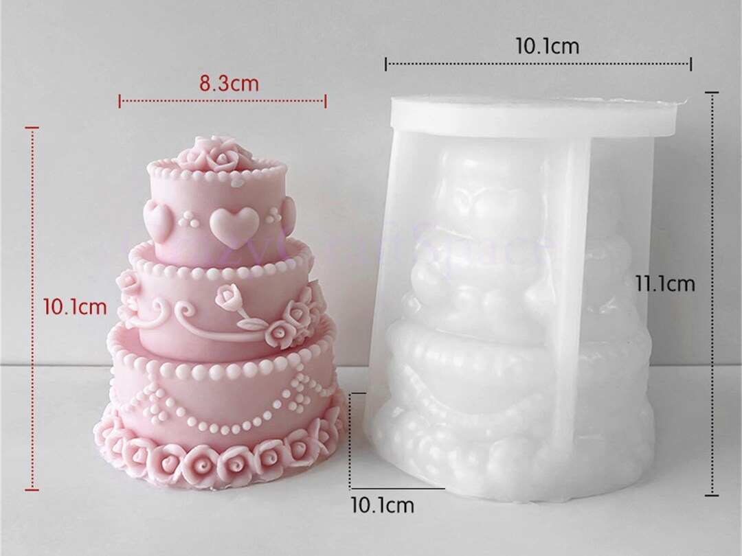 Happy Birthday Candle Moldplaster Cake Moldwax Moldepoxy Etsy