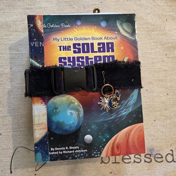 Little Golden Book Junk Journal - The Solar System