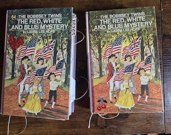 The Bobbsey Twins Altered Book Journal- The Red, White, and Blue Mystery