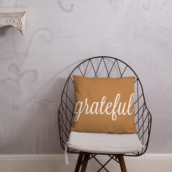 Grateful Pillow Etsy