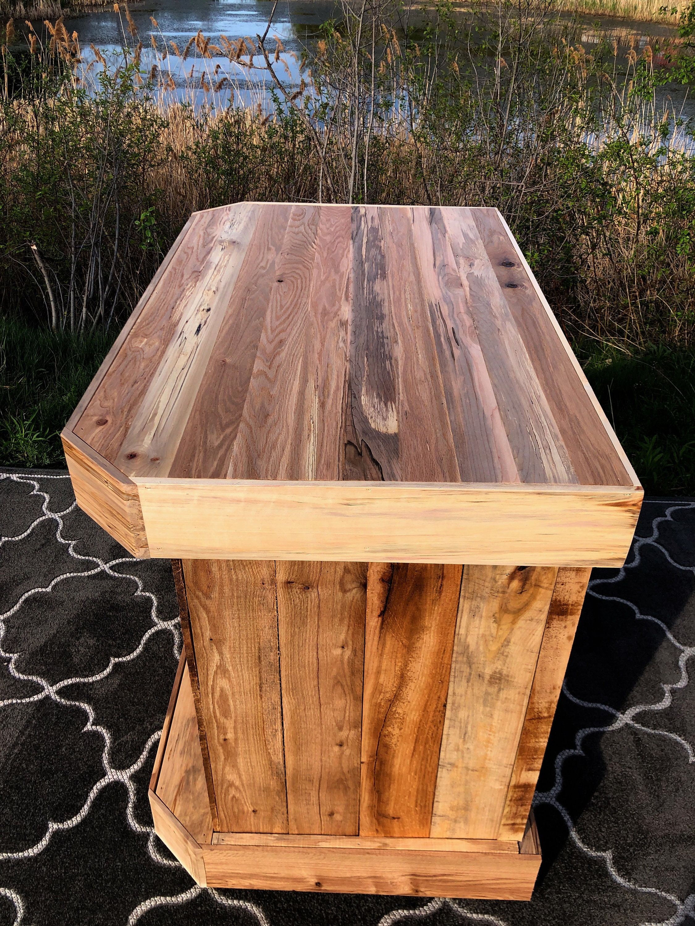 Patio Bar Tiki Bar Rustic Indoor Bar 4' x 30 Etsy