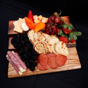 Charcuterie Board ~ Live edge Cheese Board ~ Personalized Charcuterie Board ~ Custom Cheese Boards ~ 3 Level  Style