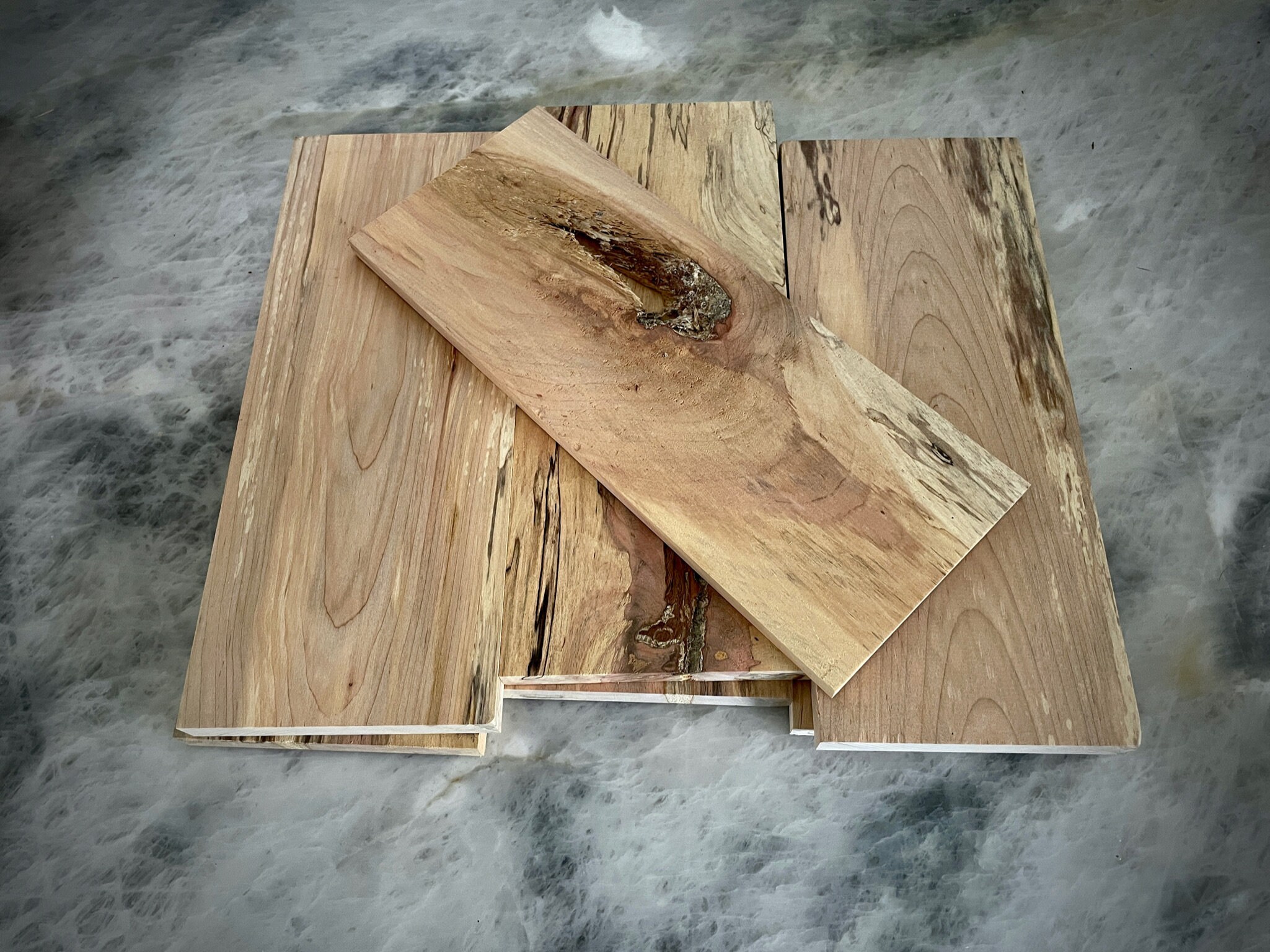 Scrap Wood & Cut Offs Project Ready Pieces Great for Crafts, Inlays, Epoxy  up to 15 Pounds With Pieces of Oak, Poplar, Cherry, Maple, Etc 