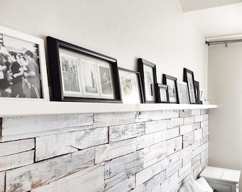 Rough Cut Hard Wood Lumber Planks for Rustic Accent Walls, Modern Feature Walls ~Eye Popping Colors ~ Narrow Plank Feature Wall in a Box!