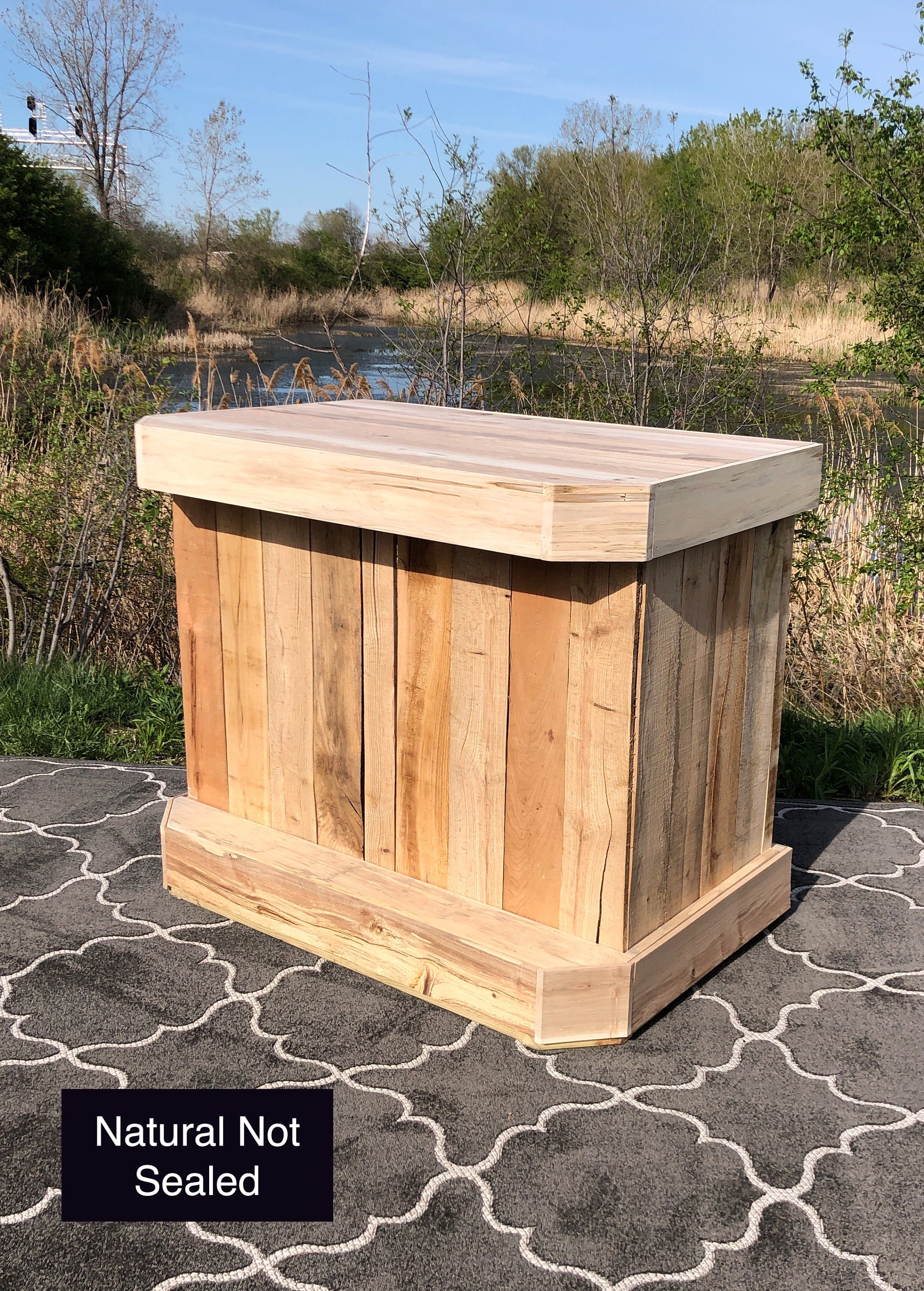 Patio Bar Tiki Bar Rustic Indoor Bar 4' x 30 Etsy