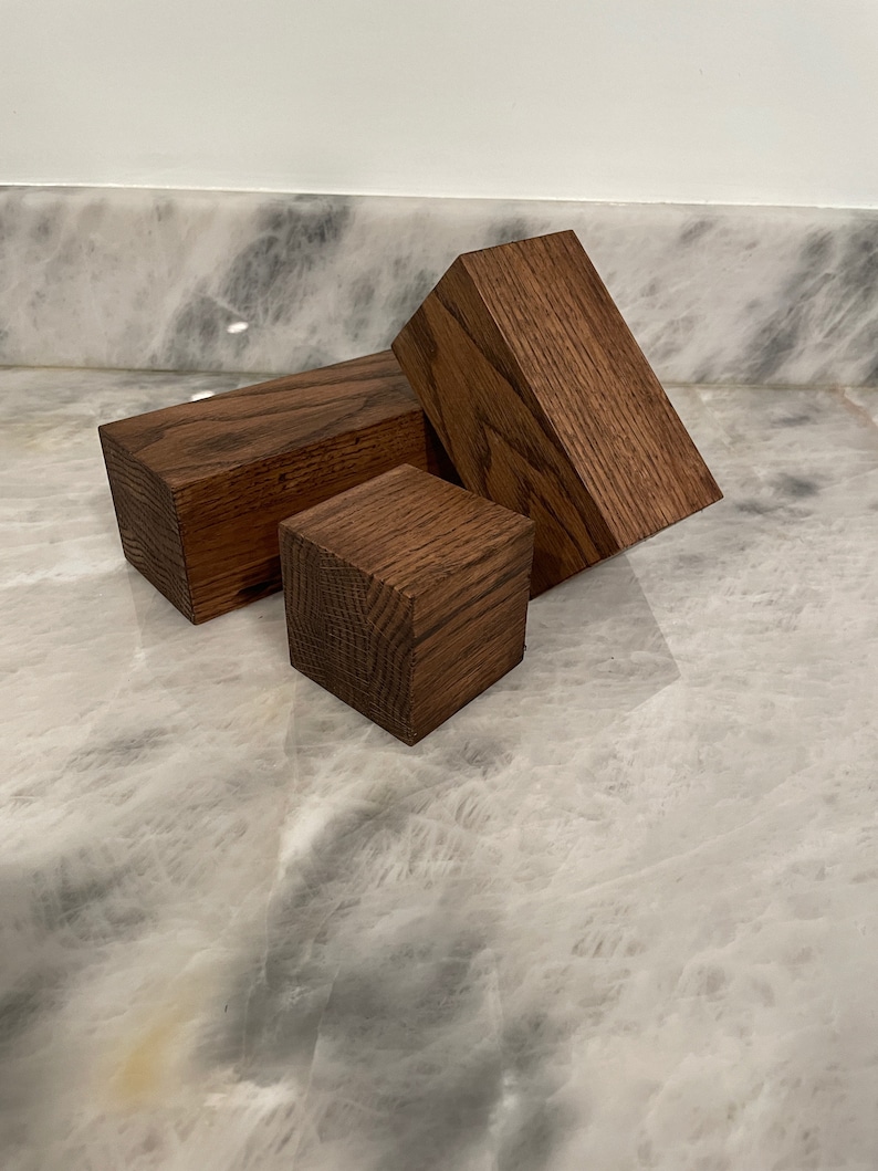 3.5 Wooden Crafting Blocks Ultra Premium Solid Wood Etsy