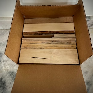 Hardwood Scrap Wood Box: Oak, Maple, Cherry, Poplar Pieces