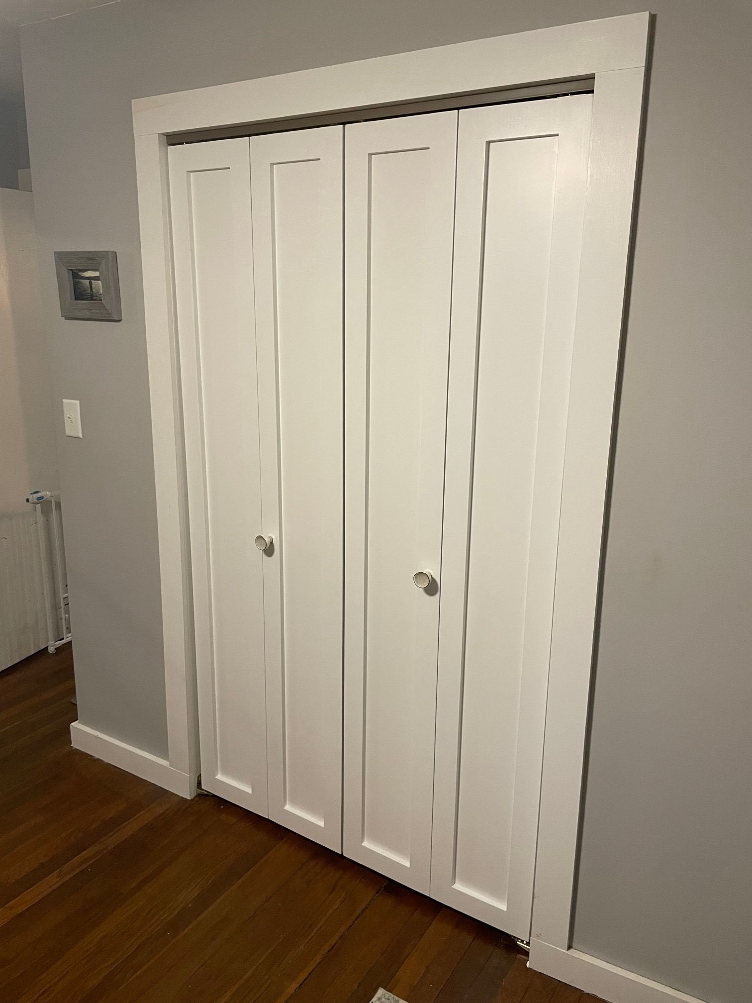 Door Giant Modern ShakerStyle White Primed Panel BiFold