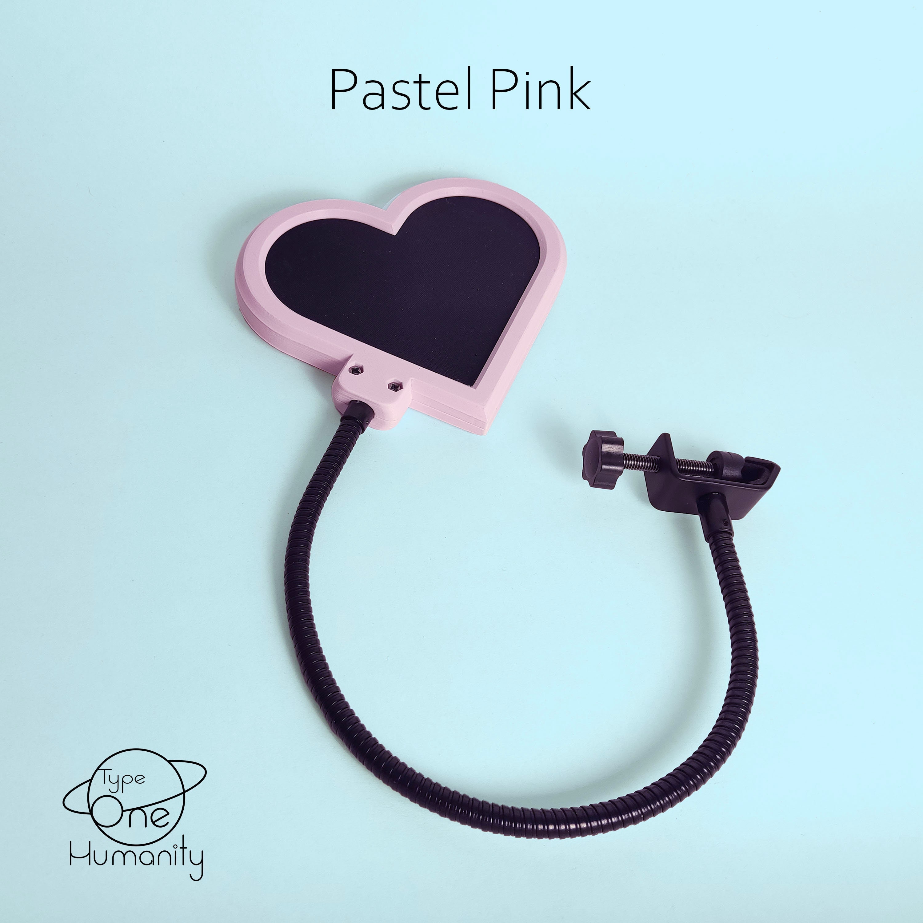 One Love (heart Shape Pop Filter) - Etsy
