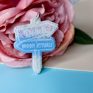 Beach VS Moon Rituals - pendant or keychain