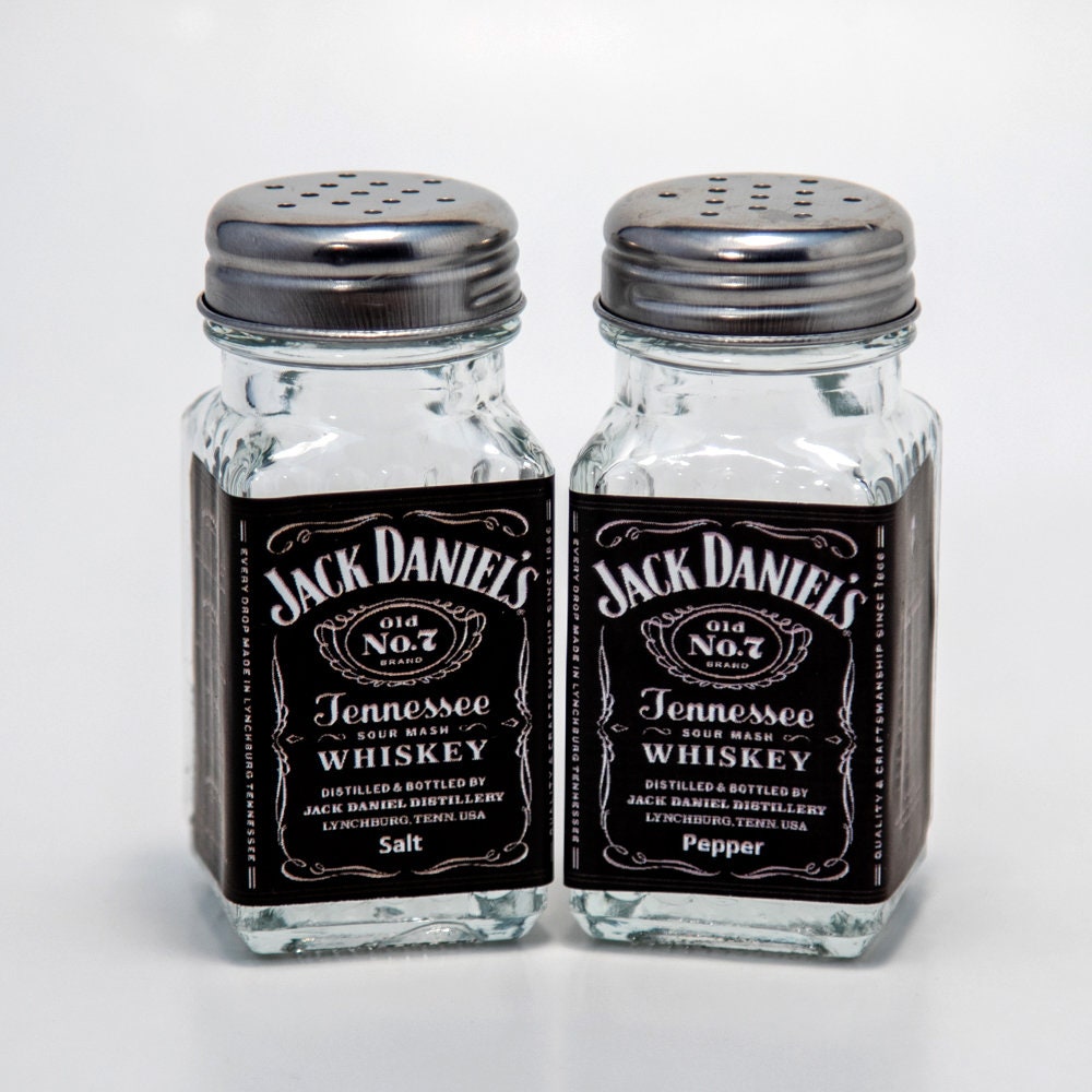 Jack Daniels Fan Salt & Pepper Shakers