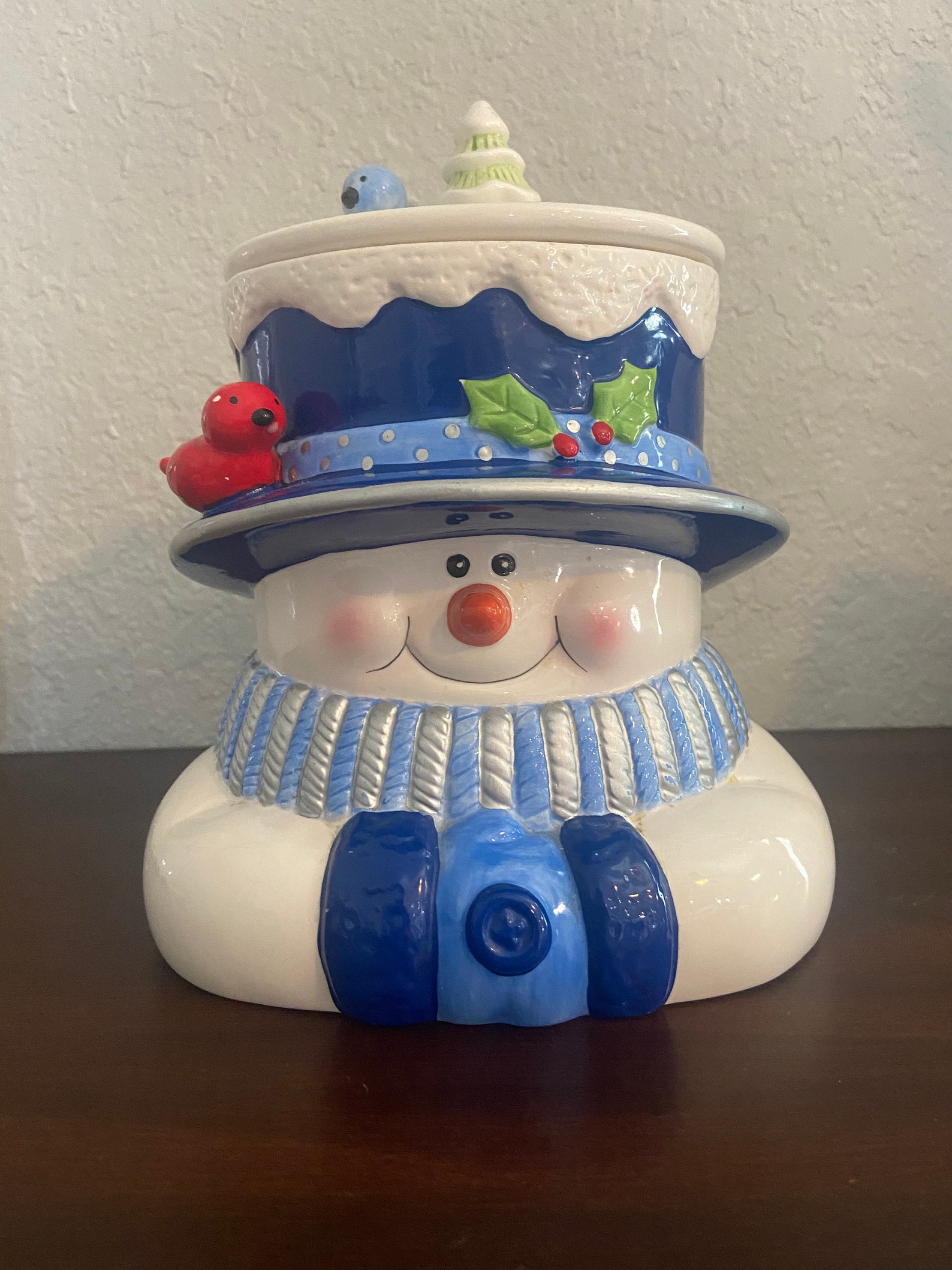 Frosty the Snowman Cookie Jar Etsy
