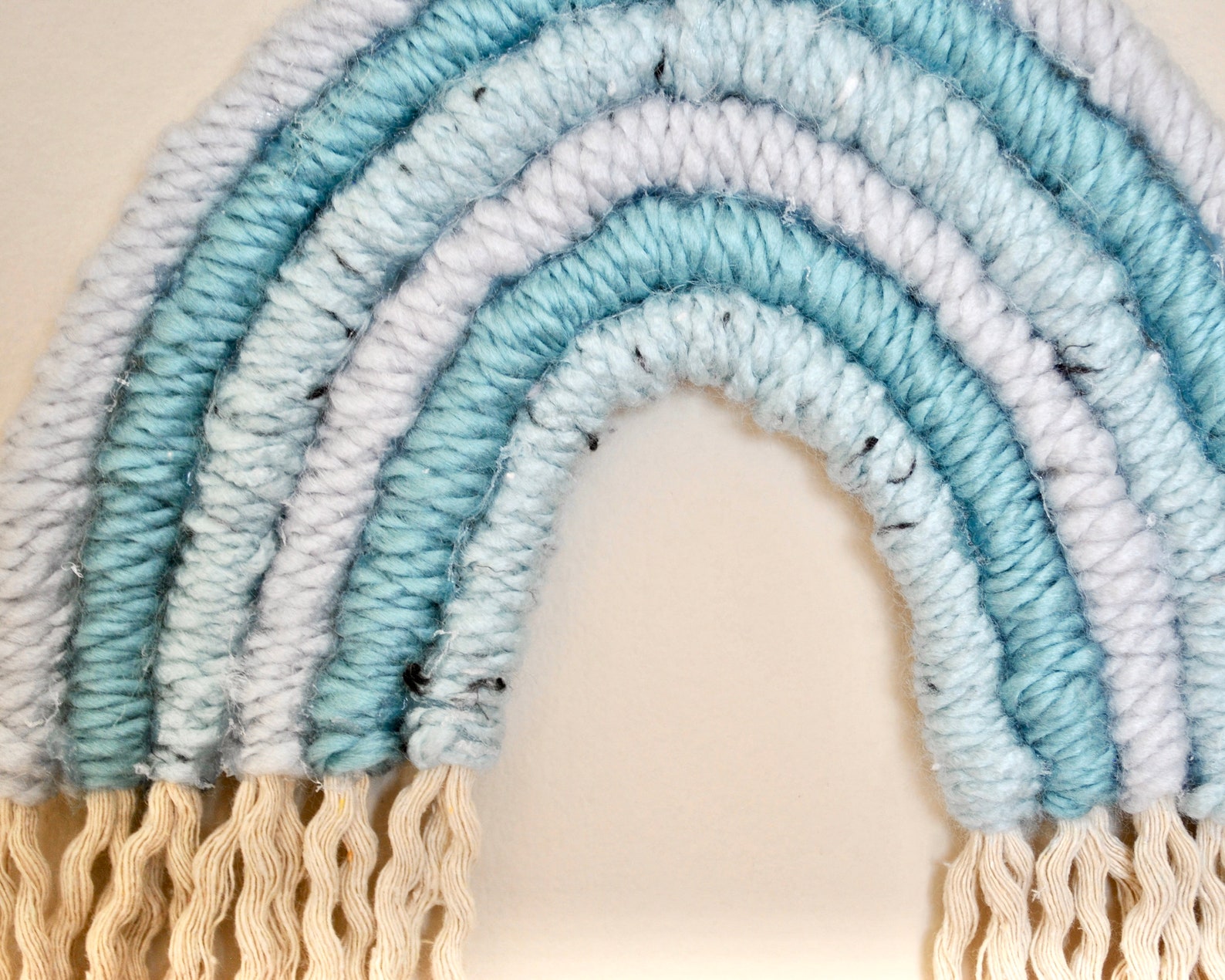 Macrame Rainbow Decor Wall Hanging Etsy