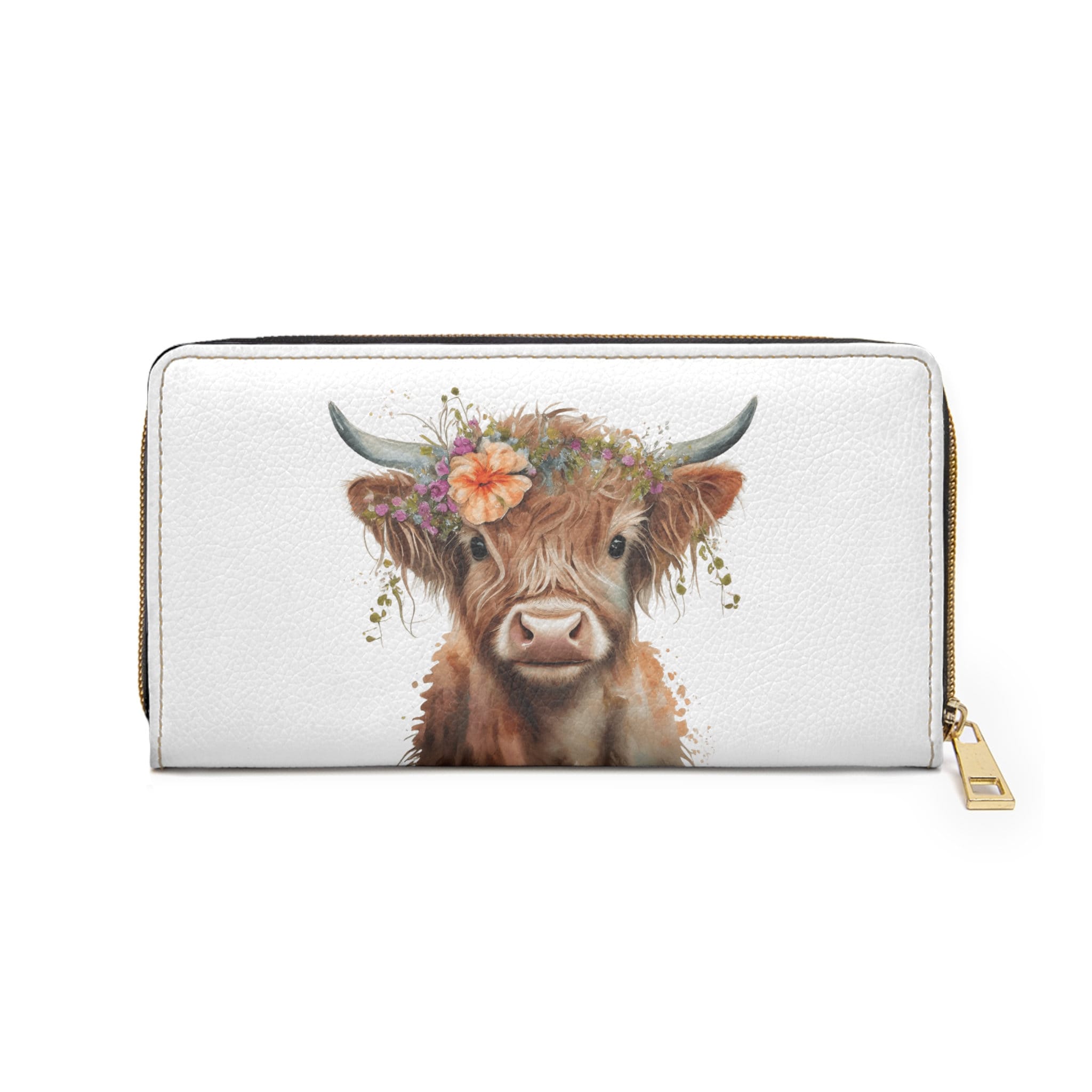 Cow leather purse outlet