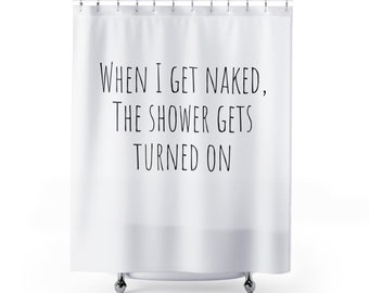 Funny Bathroom Shower Curtain: Modern Home Decor
