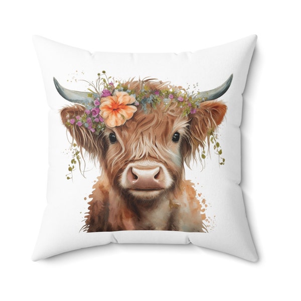 Cow Print Pillow - Etsy