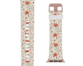 Bracelet Apple Watch Spring fleurs sauvages : imprimé floral