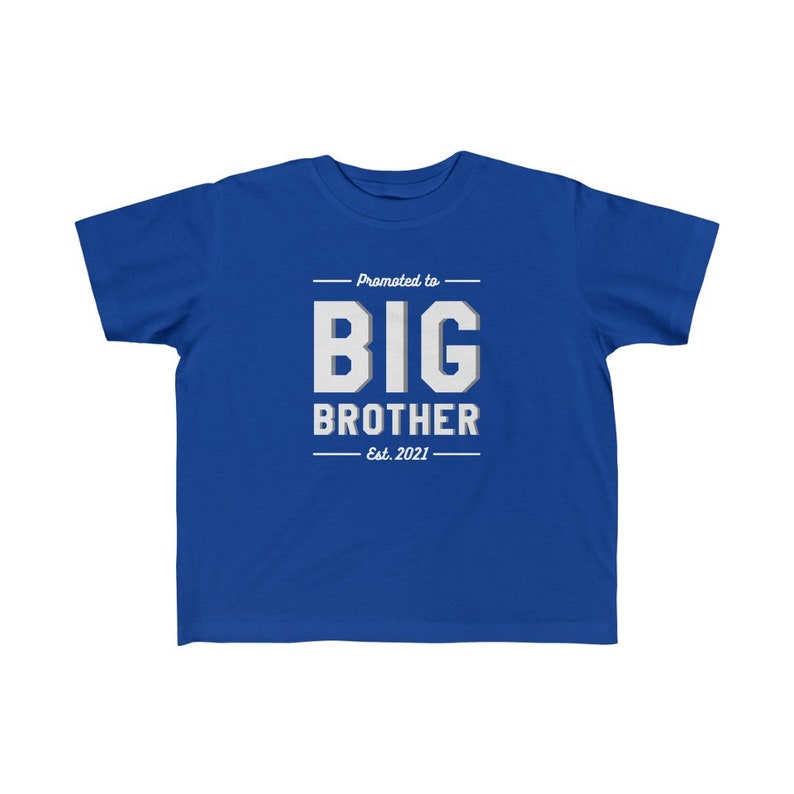 Promoted to Big Brother Kid/'s Fine Jersey Tee