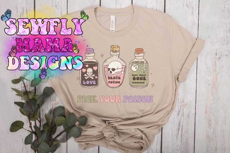Pick Your Poison PNG Pastel Halloween Cute Halloween Sublimation Digital Download - Etsy