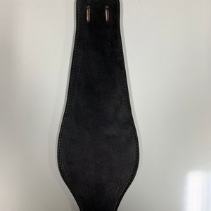 Dash Panel with Slits - Black - Black - Taper - Leather - Motorcycle Accessory