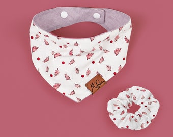 Set: Hundehalstuch "Bella", Wendehalstuch, Bandana für Hunde