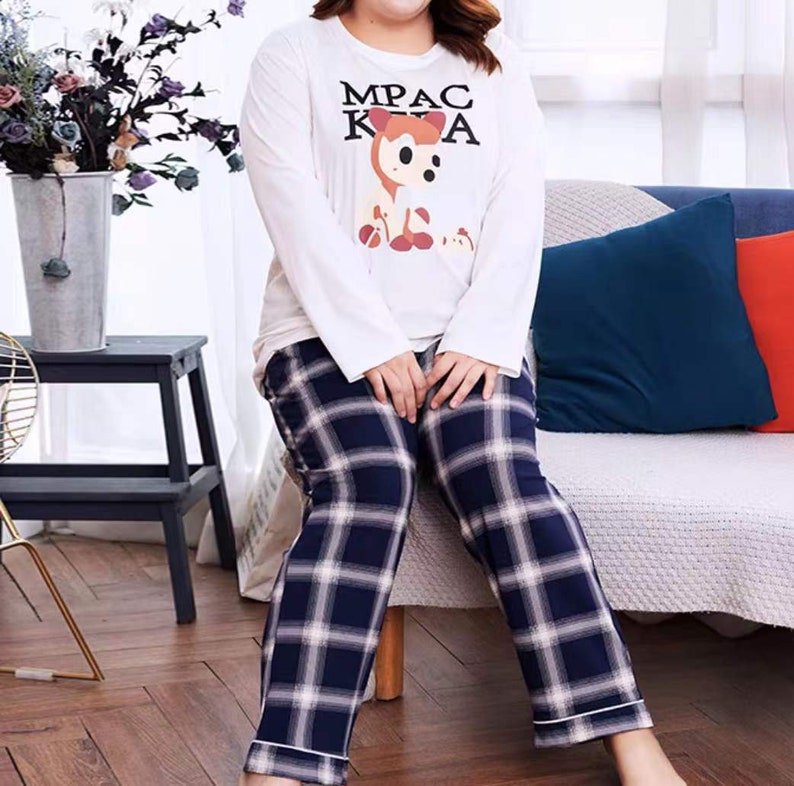 PLUS SIZE 200-290lbs Pajamas Set, ,Unique Gift for Her,Casual Pa PLUS SIZE 200-290lbs Pajamas Set, ,Unique Gift for Her,Casual Pa
