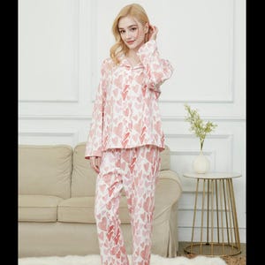 New Arrival 100% Cotton Pajamas Set, Pajamas Monogram,Unique Gift for Her,Casual Pajama,Comfortable Gift For Mother, Cozy Pajama Set