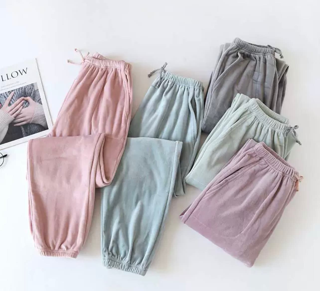 Women Soft Cotton Pants Comfortable Loose Pants Organic Cotton