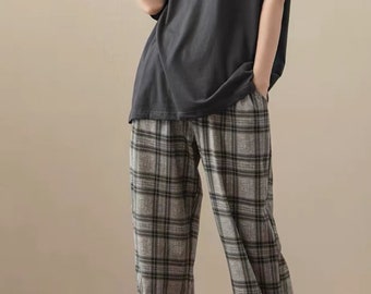 New Arrival Pajamas Set, 100% Cotton,Unique Gift for Her, T-Shirt With Pants , 8 patterns Available,Could Be Worn Outside,Cute Dogs And Cats