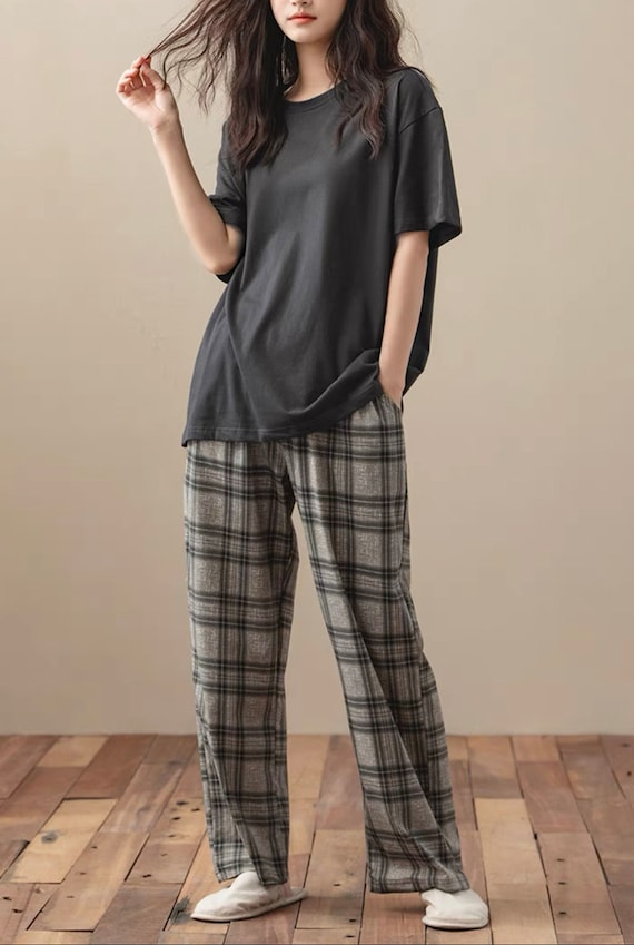 Pijama Botones Mujer YUSHOW Conjunto De Pijama De Franela Para Mujer, Conjunto De Pijama De Manga Larga Para Mujer, Ropa De Dormir Suave Y Cómoda Con Pantalones Largos, Conjunto De Pijama De