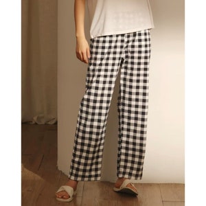 Cotton Pajama Pants: Casual Lounge Pants with Pockets