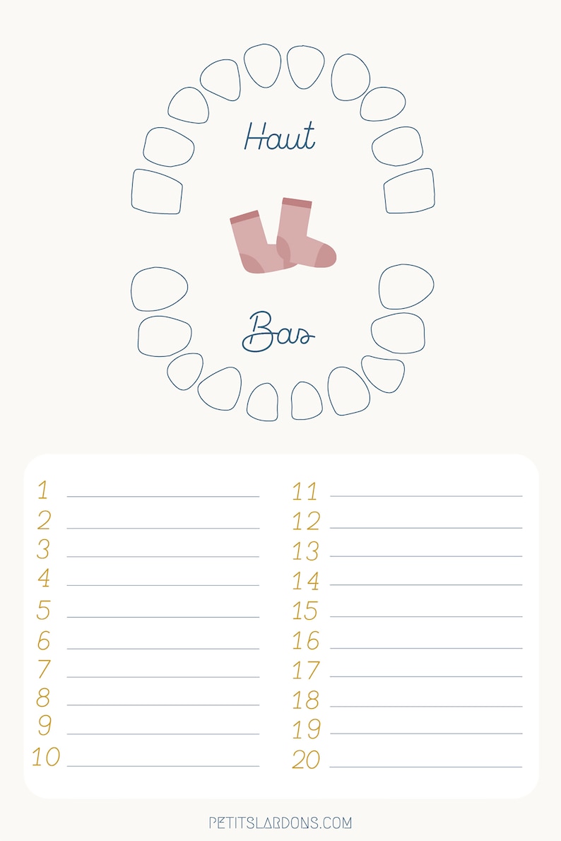 Carte dents bébé, carte "les petites dents de ...", petits habits de bébé, hochet lapin image 6