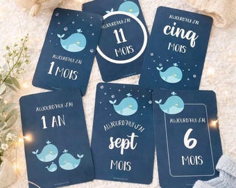Baby Milestone Cards – 12 Months + Firsts Set | Baby Shower Gift, Baby Shower Keepsake Photo Gift