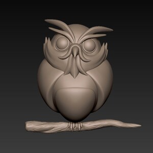 Owl 3 Owls 3D model 3D STL file printable model for 3D | Etsy