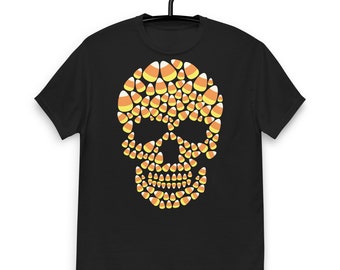 CANDY CORN skull Halloween Funny Costume T-Shirt,candy corn tshirt,candy corn skull shirt,