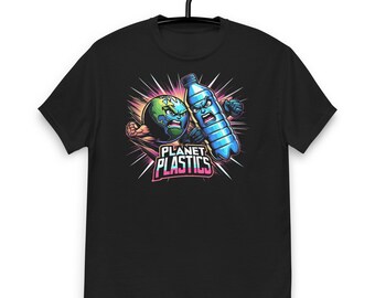 Planet vs Plastics Tee - Bold Anti-Pollution Earth Day Statement T-Shirt