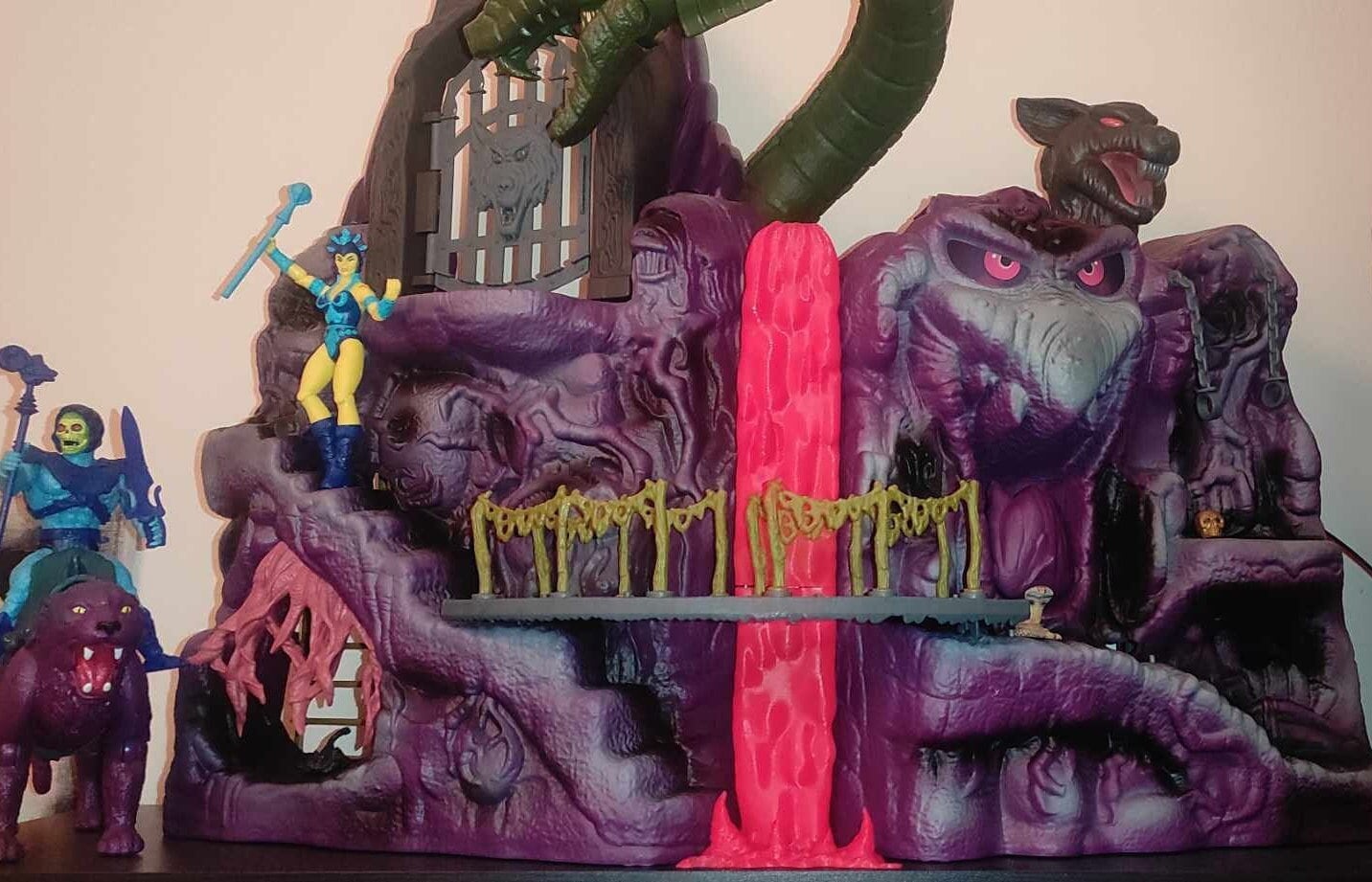 MOTU CHÂTEAU MALÉFIQUE Snake Mountain Mattel 1983 MASTER OF THE