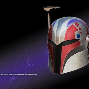 Sabine Wren helmet from Ahsoka series  diy kit 3d print or fully painted 1:1 wearable