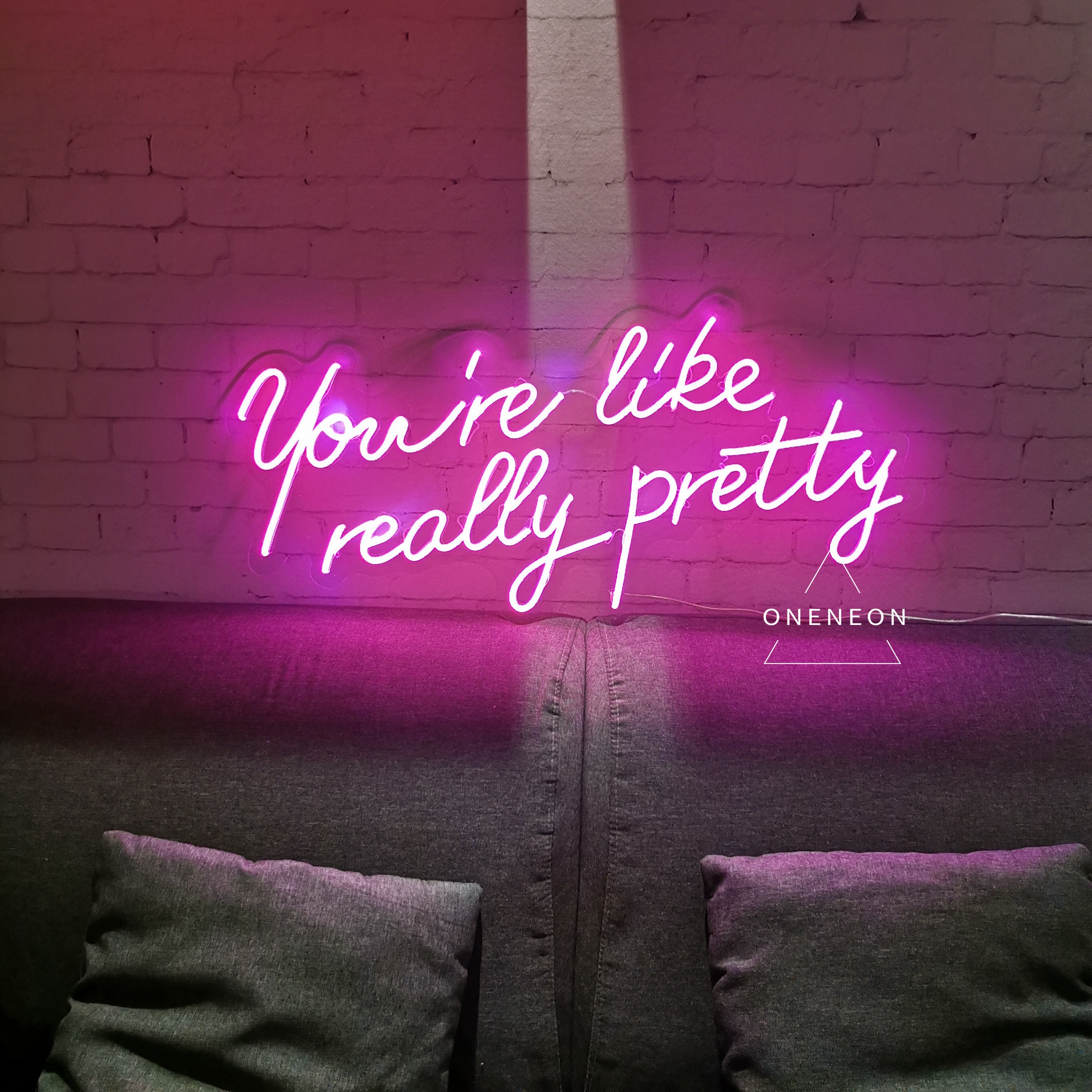 Neon Sign / You're Like Really Pretty Neon Sign / Wedding | Etsy