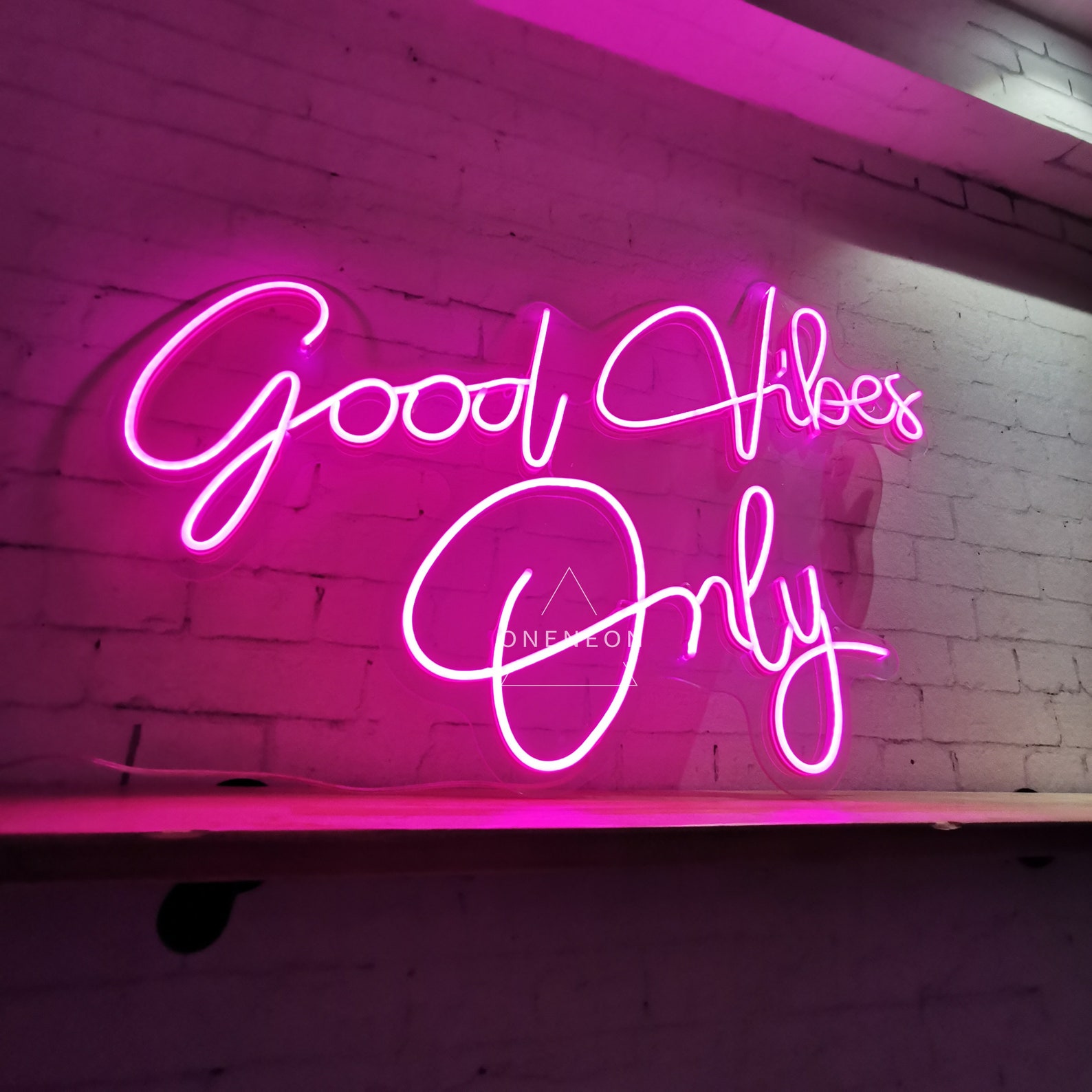 Good Vibes Only Neon Sign/Custom Neon Sign/Neon Sign/Handmade Etsy