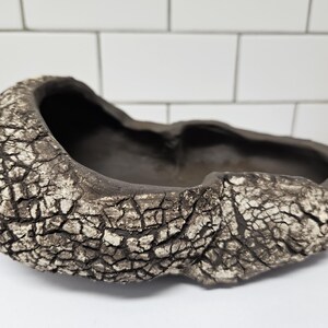 Handmade Ceramic Bonsai Pot with Drainage, Glazed Stoneware Planter for Caudex, Succulents, Lithops & Accent Plants